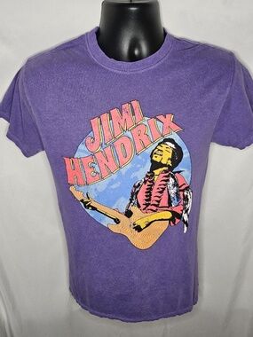 New Flaws PacSun Authentic Hendrix Purple Jimi Hendrix VTG Style Graphic Shirt S